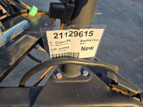 2023 Cruiser RV SHADOW CRUISER 228RKS