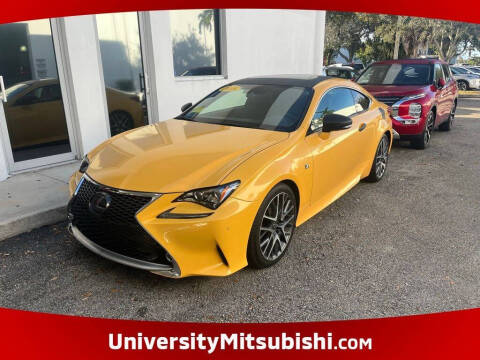 2018 Lexus RC 350 for sale at University Mitsubishi in Davie FL