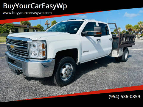 2015 Chevrolet Silverado 3500HD for sale at BuyYourCarEasyWp in West Park FL