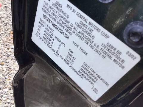 2002 Chevrolet Silverado 1500