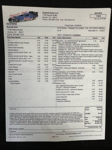 2016 Subaru Outback 2.5i Limited