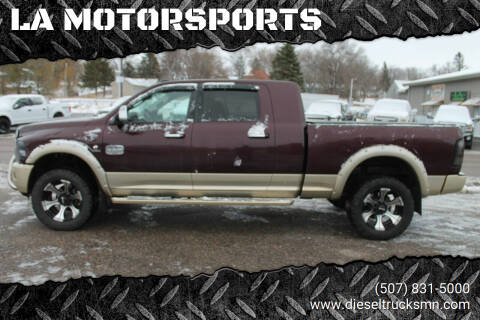 2012 RAM Ram Pickup 3500 for sale at L.A. MOTORSPORTS in Windom MN