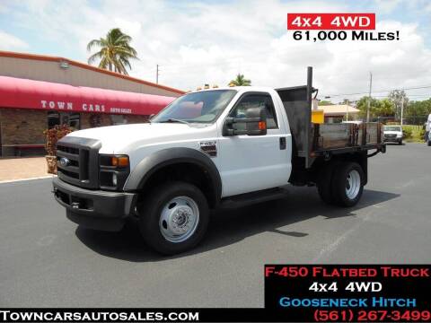 2008 Ford F-450 Super Duty for sale at Town Cars Auto Sales in West Palm Beach FL