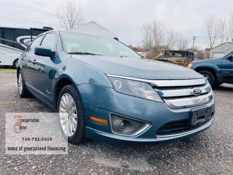 2012 Ford Fusion Hybrid for sale at Transportation Center Of Western New York in North Tonawanda NY