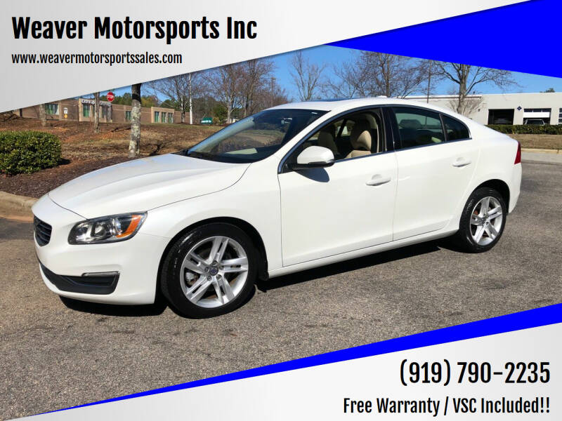 2015 Volvo S60 for sale at Weaver Motorsports Inc in Cary NC