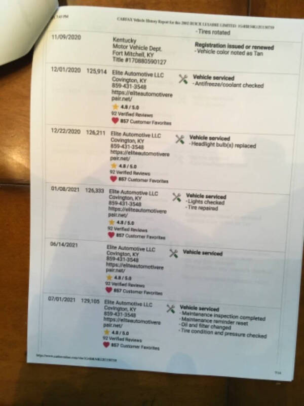 2002 Buick LeSabre Limited