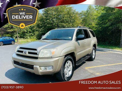 2003 Toyota 4Runner for sale at Freedom Auto Sales in Chantilly VA