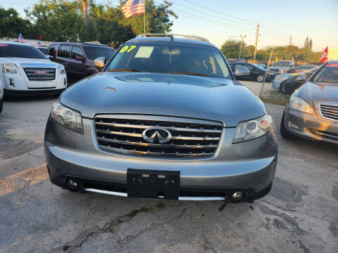 2007 Infiniti FX35 for sale at 1st Klass Auto Sales in Hollywood FL