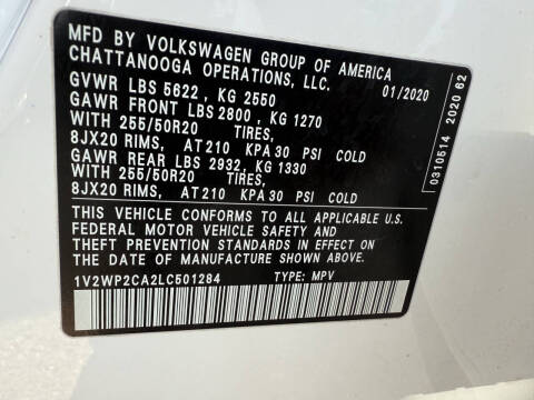 2020 Volkswagen Atlas SE