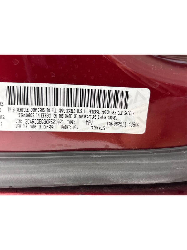 2019 Dodge Grand Caravan GT