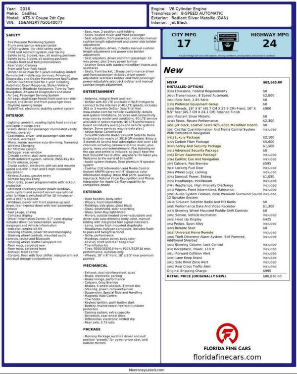 2016 Cadillac ATS-V