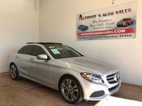 2017 Mercedes-Benz C-Class for sale at Antonio's Auto Sales in South Houston TX