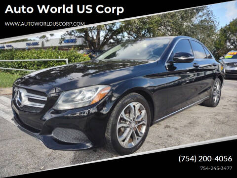 2016 Mercedes-Benz C-Class for sale at Auto World US Corp in Plantation FL