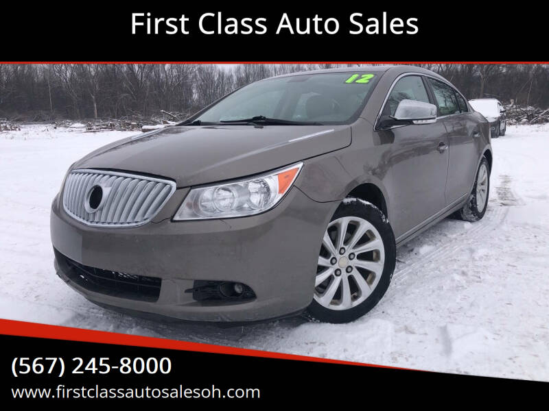 2012 Buick LaCrosse for sale at First Class Auto Sales MI in Erie MI