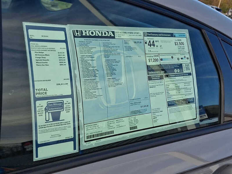 2025 Honda Accord Hybrid Sport-L