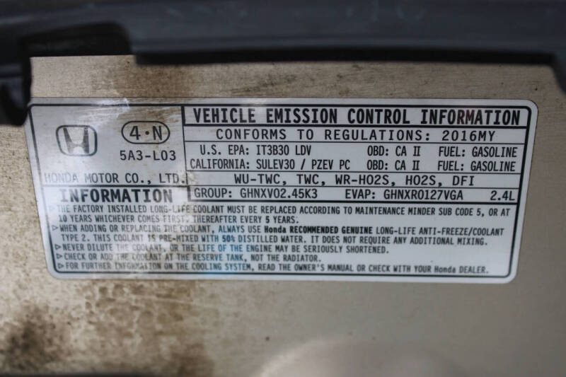 2016 Honda Accord EX