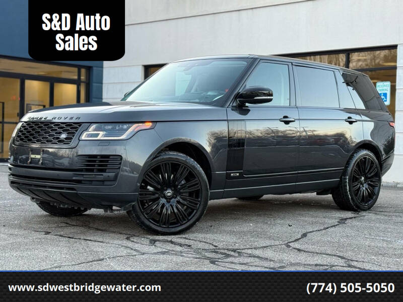 2019 Land Rover Range Rover for sale at S&D Auto Sales in West Bridgewater MA