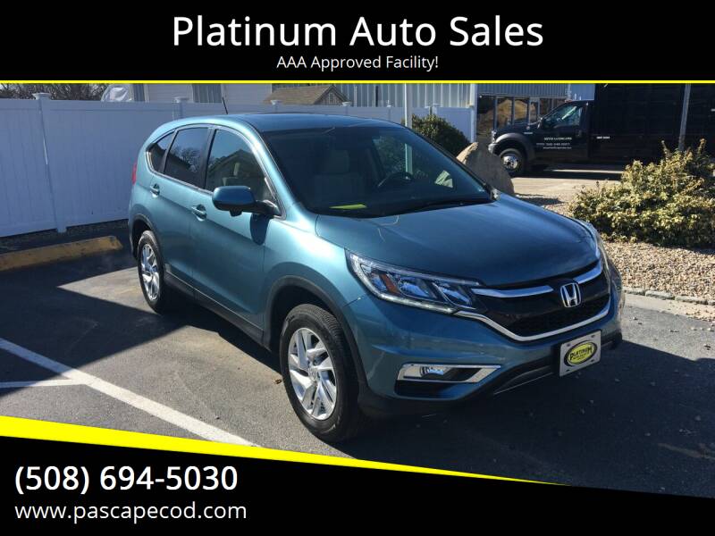 2016 Honda CR-V for sale at Platinum Auto Sales in South Yarmouth MA