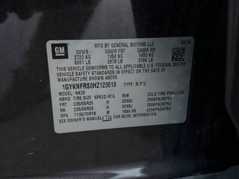 2017 Cadillac XT5 Platinum