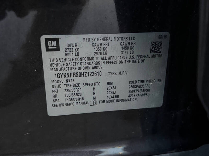 2017 Cadillac XT5 Platinum