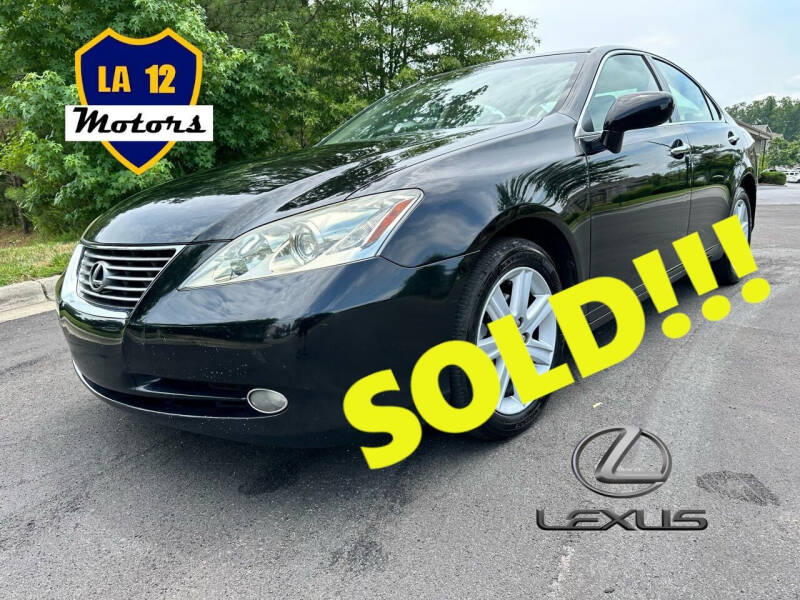 2008 Lexus ES 350 for sale at LA 12 Motors in Durham NC
