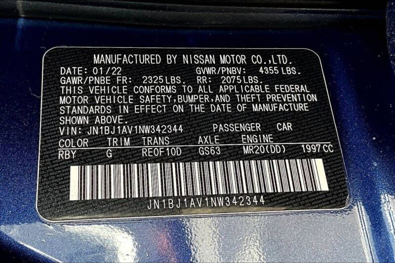 2022 Nissan Rogue Sport S