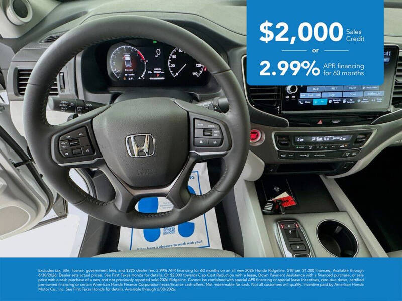 2026 Honda Ridgeline RTL