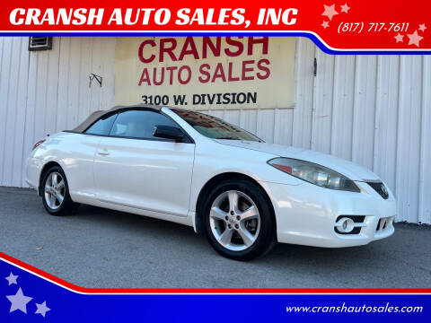 2007 Toyota Camry Solara for sale at CRANSH AUTO SALES, INC in Arlington TX