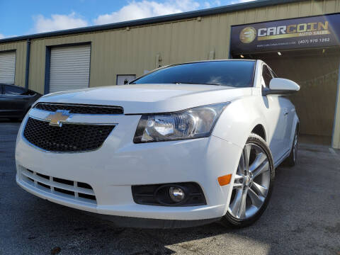 2013 Chevrolet Cruze for sale at Carcoin Auto Sales in Orlando FL