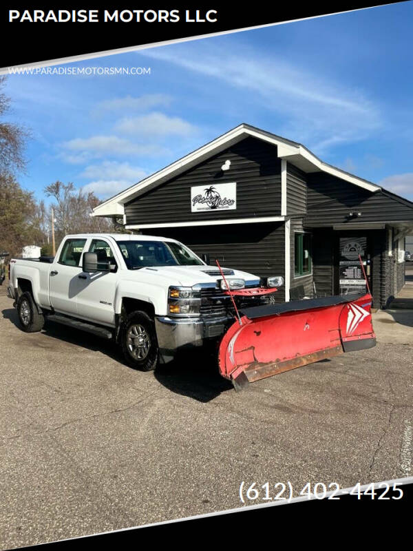 2018 Chevrolet Silverado 2500HD for sale at PARADISE MOTORS LLC in Cambridge MN