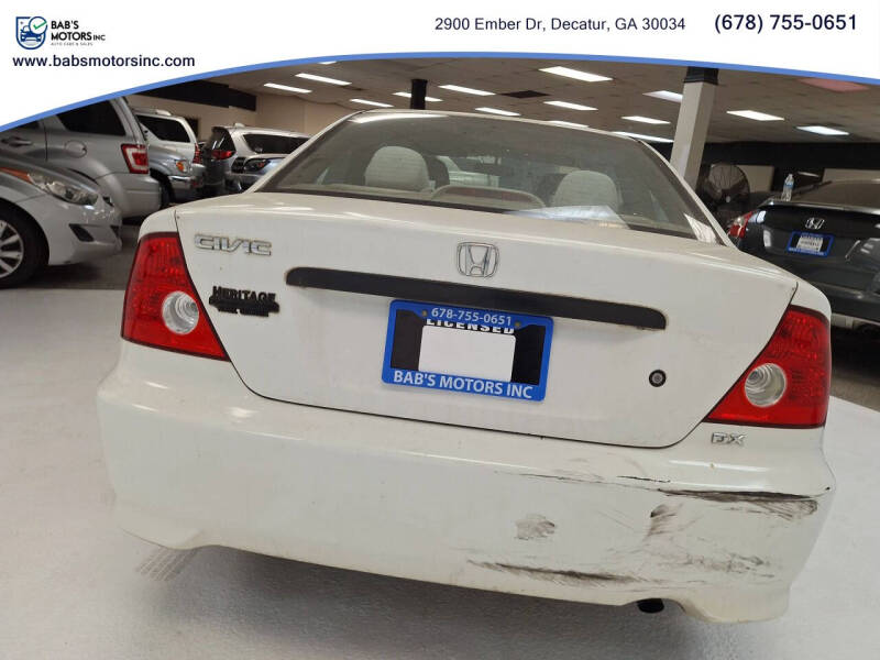 2004 Honda Civic Value Package