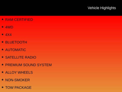 2018 RAM 1500 Big Horn