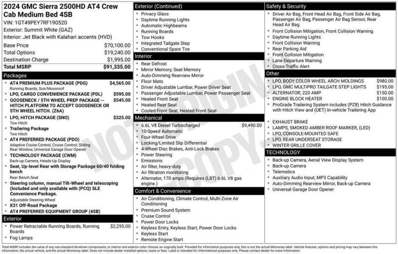 2024 GMC Sierra 2500HD
