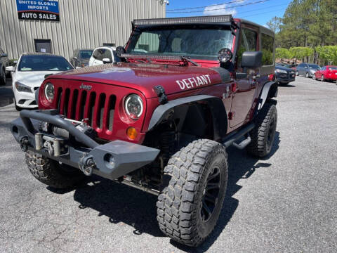 2012 Jeep Wrangler for sale at United Global Imports LLC in Cumming GA