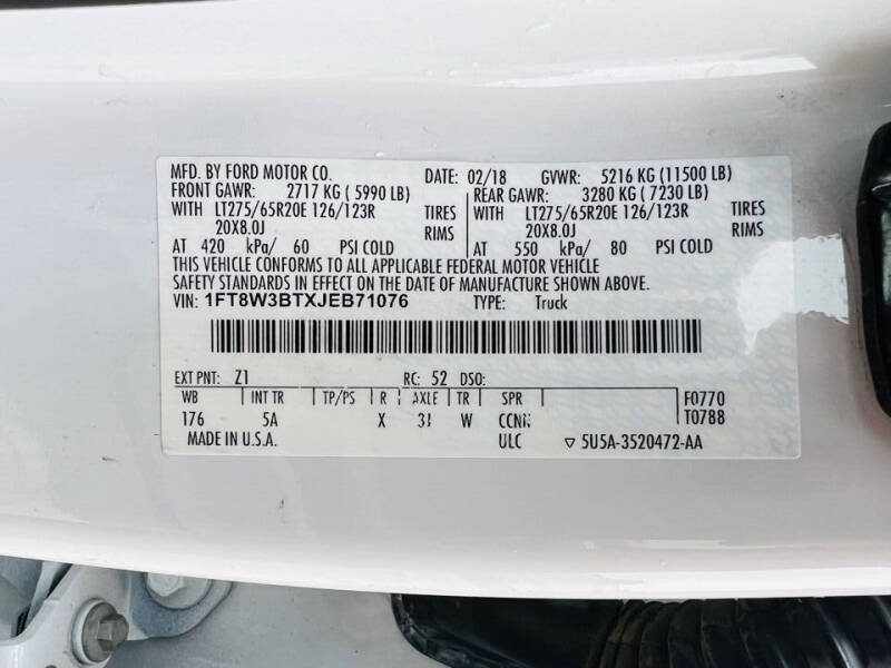 2018 Ford F-350 Super Duty Lariat