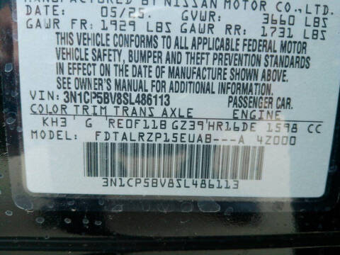 2025 Nissan Kicks Play S