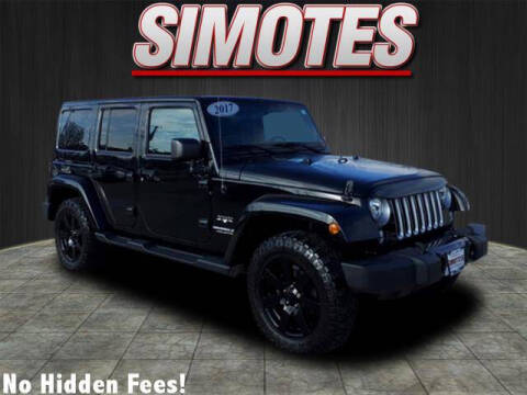 2017 Jeep Wrangler Unlimited for sale at SIMOTES MOTORS in Minooka IL