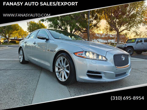 2013 Jaguar XJ for sale at FANASY AUTO SALES/EXPORT in Yorba Linda CA