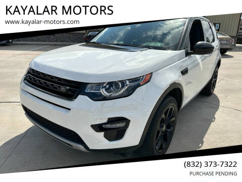 2015 Land Rover Discovery Sport for sale at KAYALAR MOTORS in Houston TX