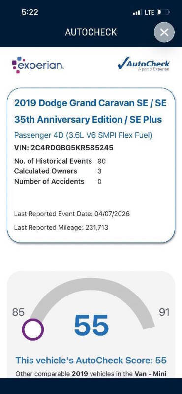 2019 Dodge Grand Caravan SE Plus