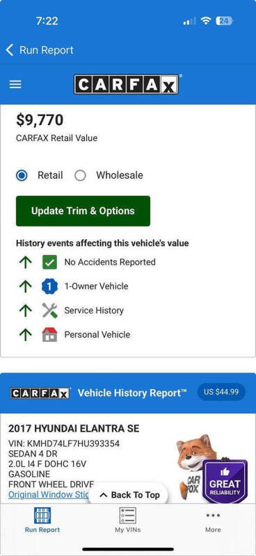 2017 Hyundai Elantra SE