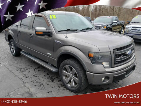 2013 Ford F-150 for sale at TWIN MOTORS in Madison OH