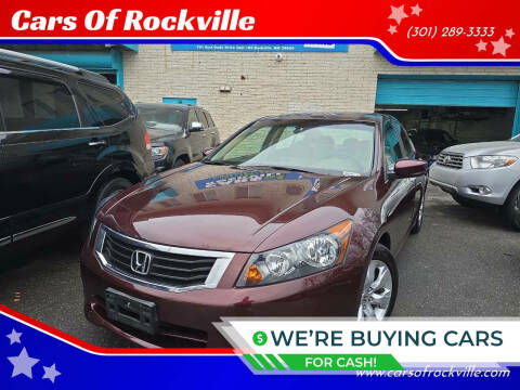 2010 Honda Accord for sale at Cars Of Rockville in Rockville MD