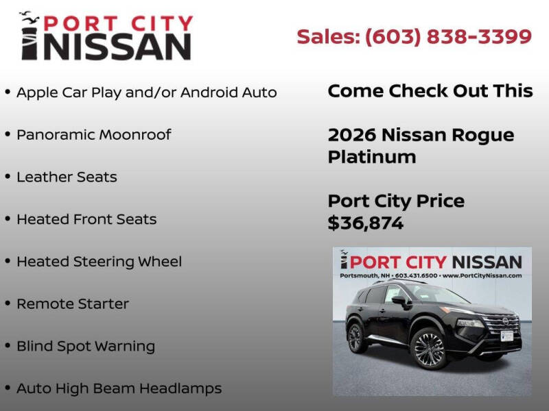 2026 Nissan Rogue Platinum