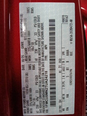 2026 Ford Escape ST-Line