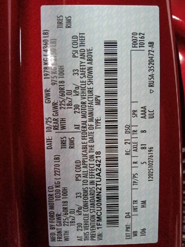 2026 Ford Escape ST-Line