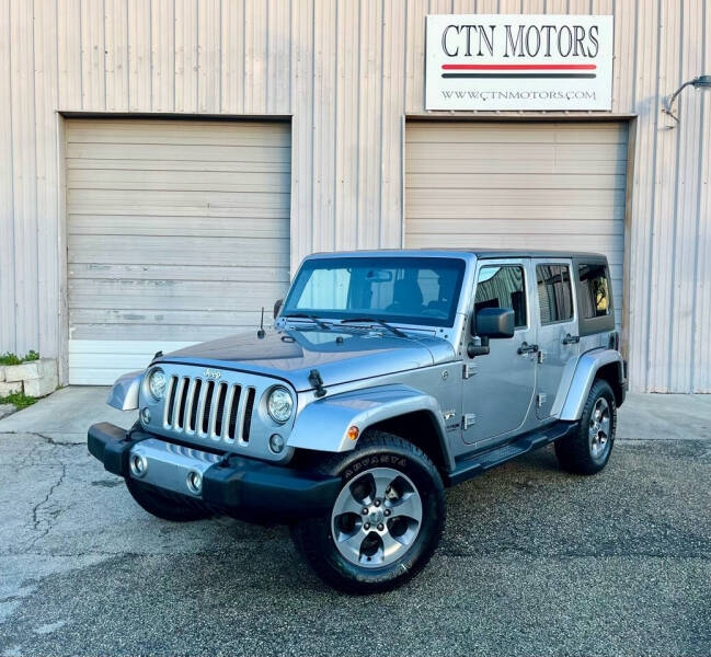 2018 Jeep Wrangler JK Unlimited for sale at CTN MOTORS in Houston TX