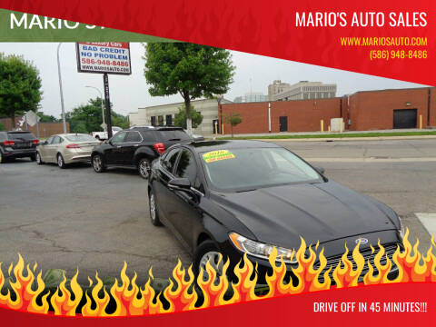 2016 Ford Fusion for sale at MARIO'S AUTO SALES in Mount Clemens MI