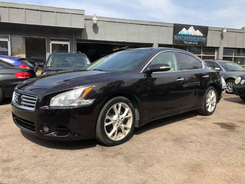 2013 Nissan Maxima for sale at Rocky Mountain Motors LTD in Englewood CO