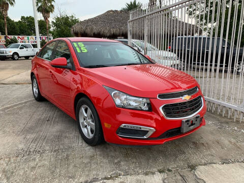 2015 Chevrolet Cruze for sale at De La Paz Auto Sales Inc. in Houston TX